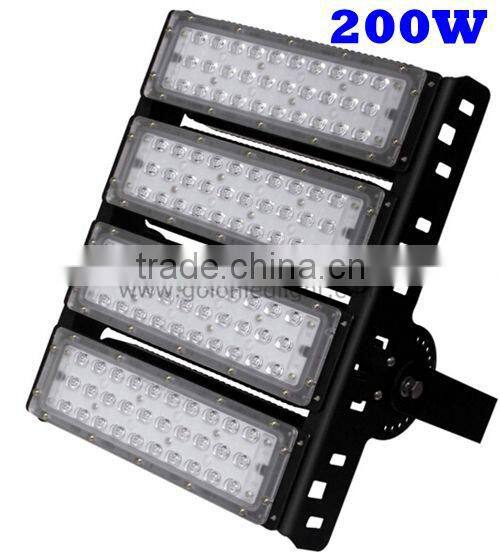 Panel led high bay light 200W IP65 wateproof 5 years warranty for sport court lighting led tennis court lighting