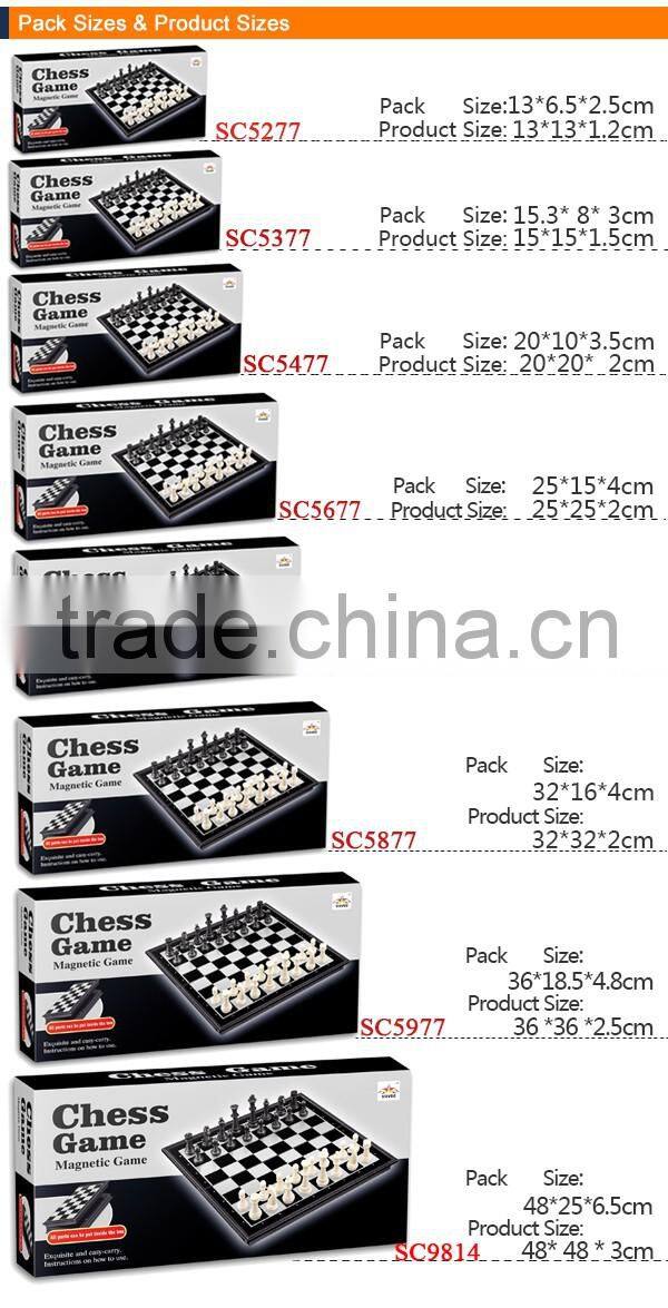 Classic chess game magnetic board game with exquisite design