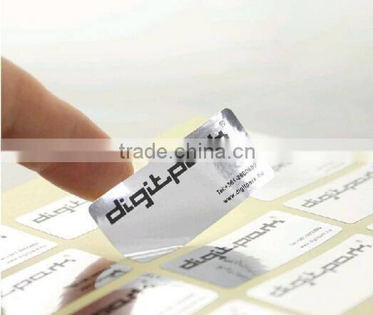 Product self adhesive label custom quality good price low environmental protection can move