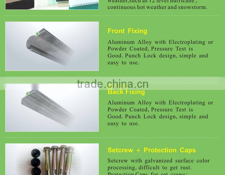 Euro-design door canopy with water gutter