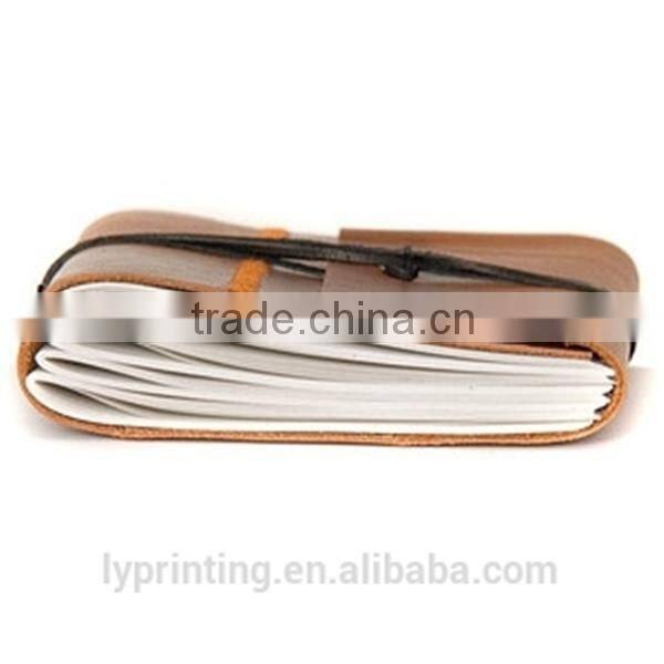 book cover leather mini notepad