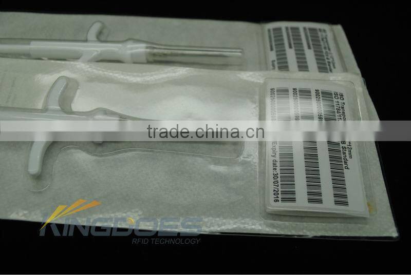 Implantable RFID Glass Tag for Animal Identification