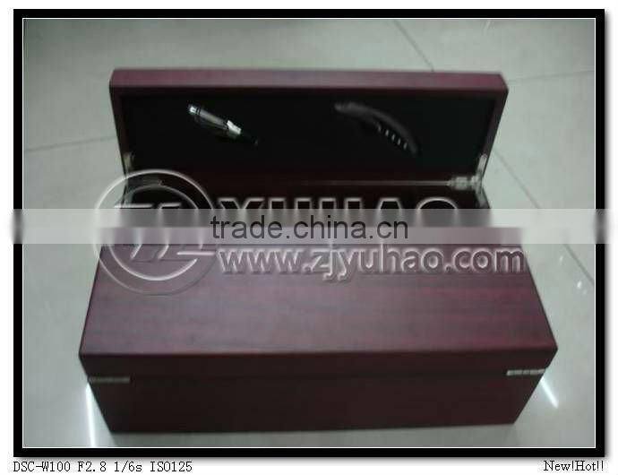 Promotional Wine Gift Set With Wooden Box