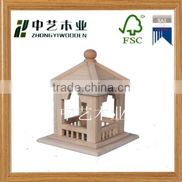 2016 Eco-friendly FSC Hanging Wooden Bird Cagecage bird feeder