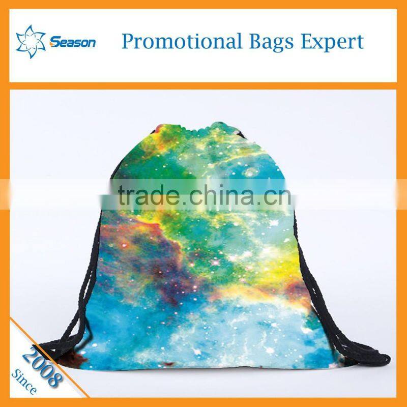 Wholesale bulk drawstring bags custom print clutch bag emoji drawstring bag