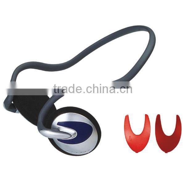 cheap back neck airline headphone suit for train/bus/airline