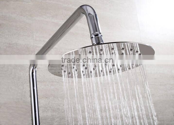 Ultra thin stainless steel water saving rain shower head