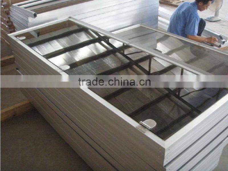 6mm-8mm Tempered sauna Glass Doors with aluminium frame (KD-7008)