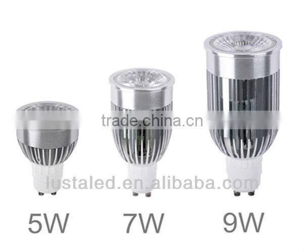 Spotlight COB LED 9W, Anti-glare Lens Design, 90-100lm/W, 3 Years Warranty,GU10 LED 9 Watt