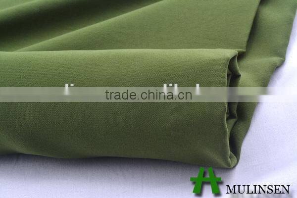 Mulinsen textile cheap dyed wool peach 100% polyester fabric wholesale