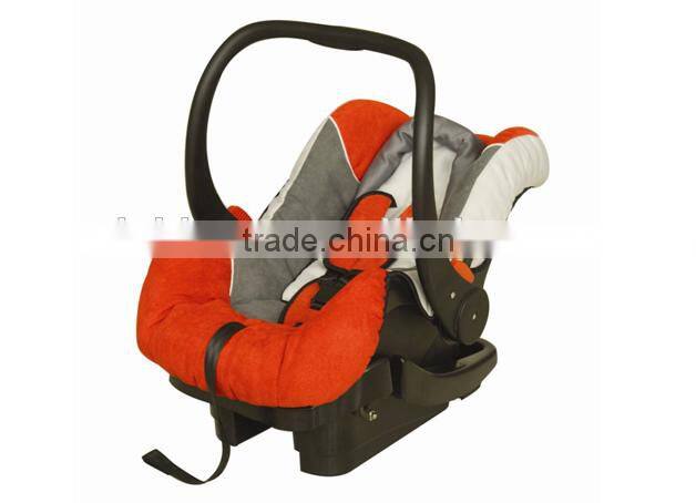 2015 new baby car seat with the plastic base fit for 0-15mons group 0+ baby with 3 point belt 2 position seat pass ECE R44/04