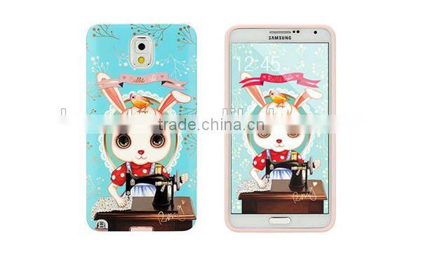 Factory mass production initial case for samsung note 3