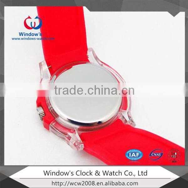 Custom Design FASHION silicone couple lover wrist watch