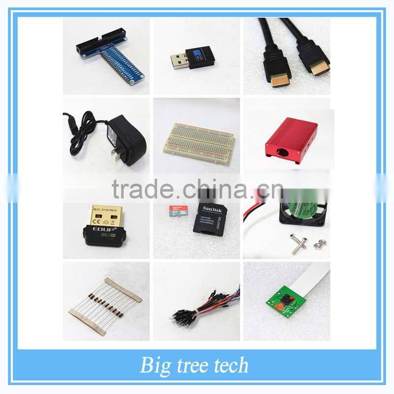 Raspberry Pi 2 Model B/Raspberry Pi 1 Model B+, Case Box+Cooling Fan+SanDisk Micro +USB Adapter+Bluetooth 4.0 dongle adapter ect