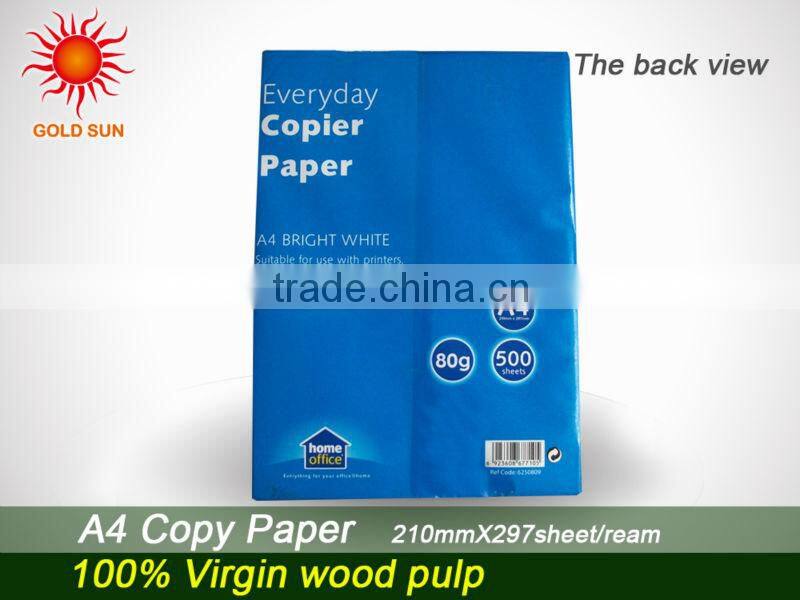 2013 Mixed Pulp Office A4 copy paper 80G