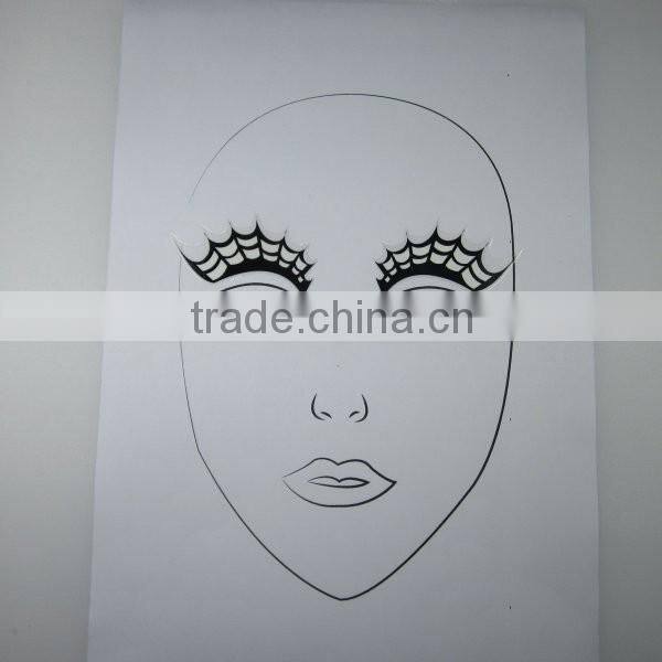 Wholesae Halloween cartoon cat whisker rhinestone temporary eye tattoos crystal eye sticker safe makeup face tattoos factory