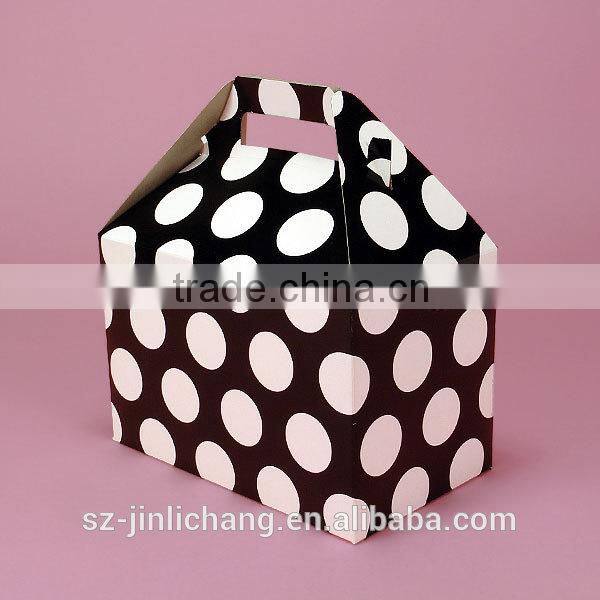 pretty small colorful printed paper packing box wholesale