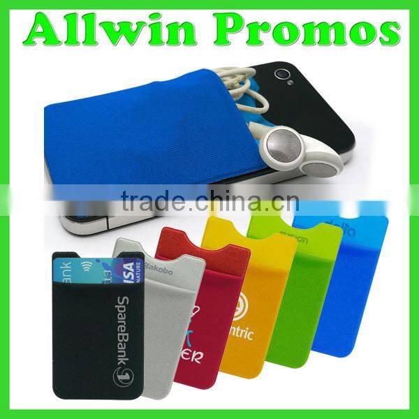 Promotional Silicone Smart Card Wallet 3M Sticky