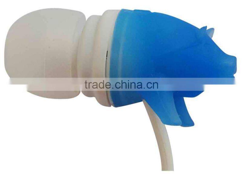 2016 animal earphone lovely children inner earphone with CE/ROHS