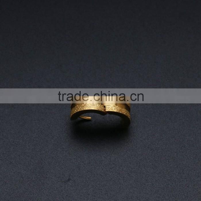 Gold Plated Stainless Steel Cartilage Self Piercing Hoop Earrings