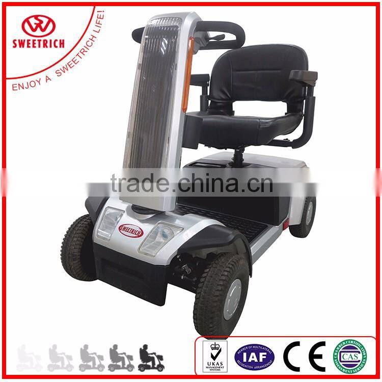 Solar electric mobility scooter for elderly