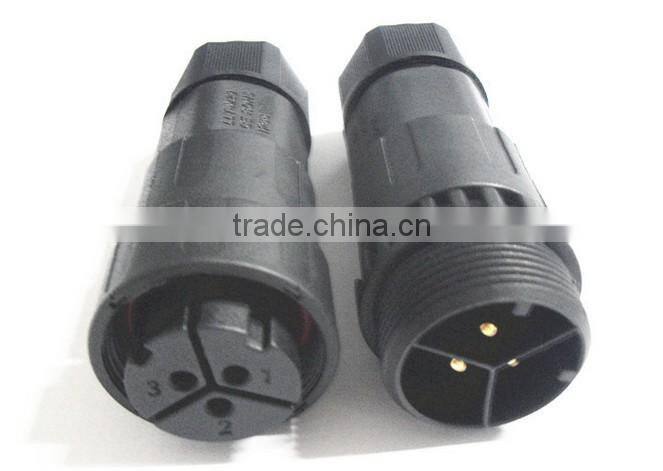 35A high voltage watertight male and female electrical connector