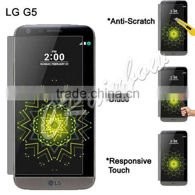 China supplier 9H 2.5D new premium tempered glass screen protector for LG G5 tempered glass