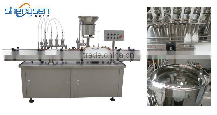 Automatic Glass Bottle Filling And Stoppering Machine