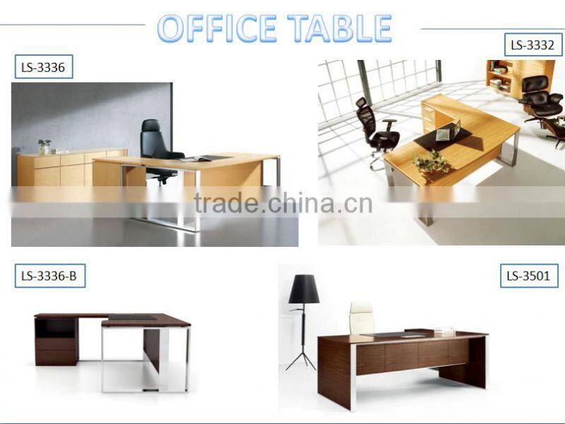 LS-3331 Director office furniture table design,MDF big size office table specifications