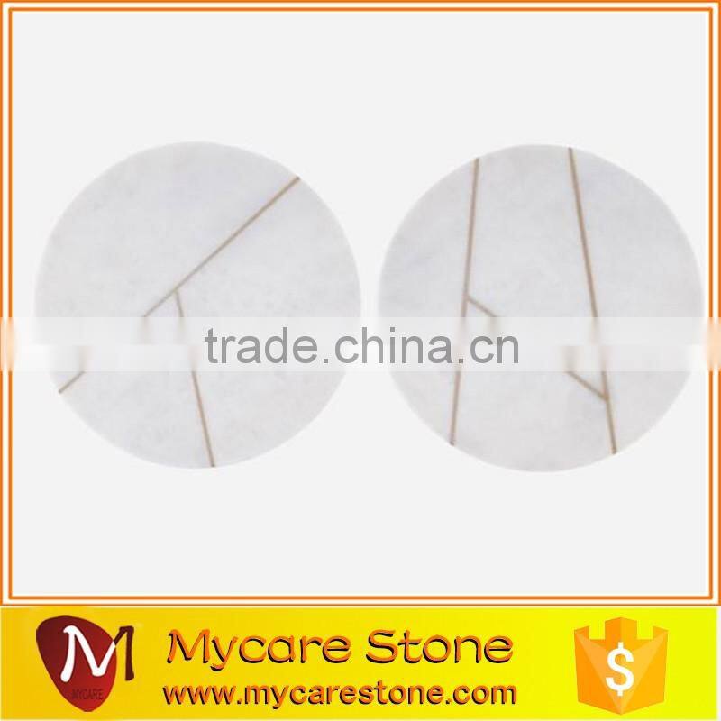 natural marble polished serving plate marble tableware