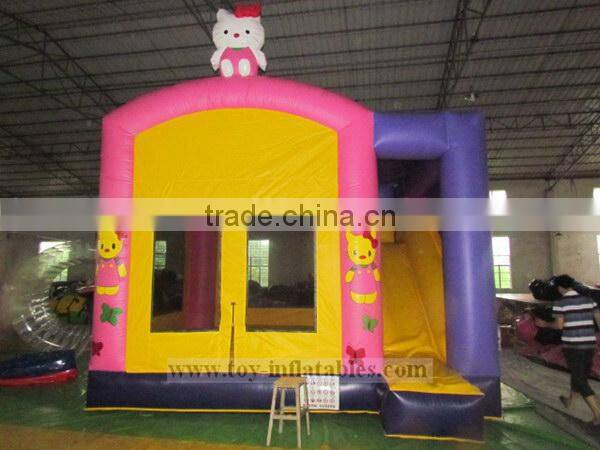 Hottest special inflatable spiderman bounce slide