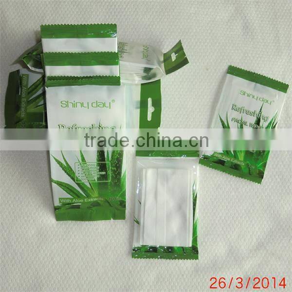 Individually Wrapped Eye Makeup Remover Wipes, VE, Rose and Aloe Ingredient