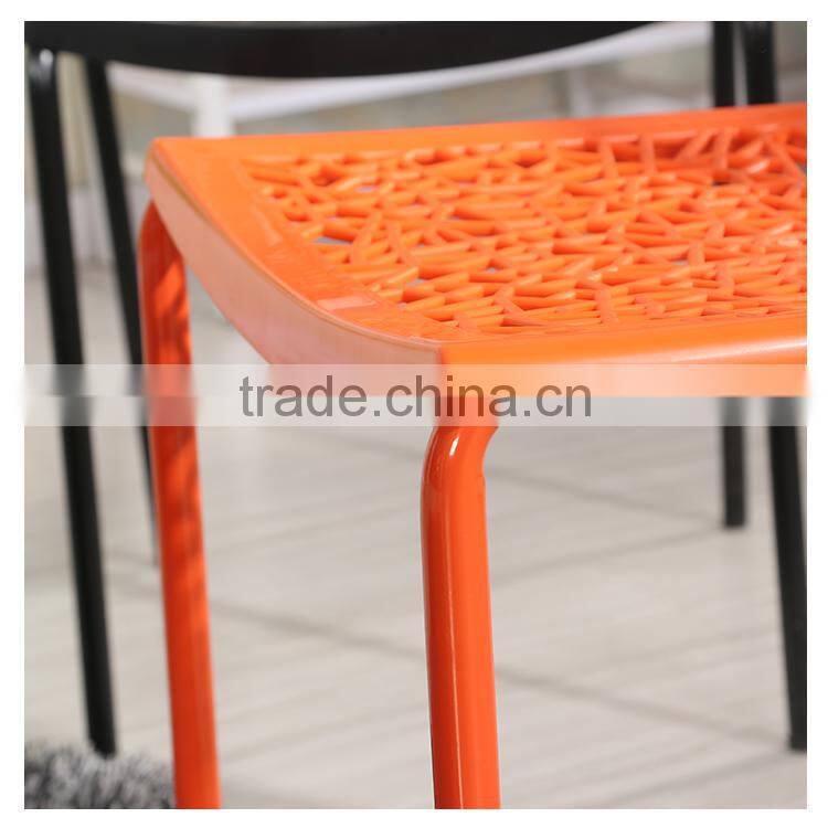 Hot selling stackable plastic dinning chair cafe chair