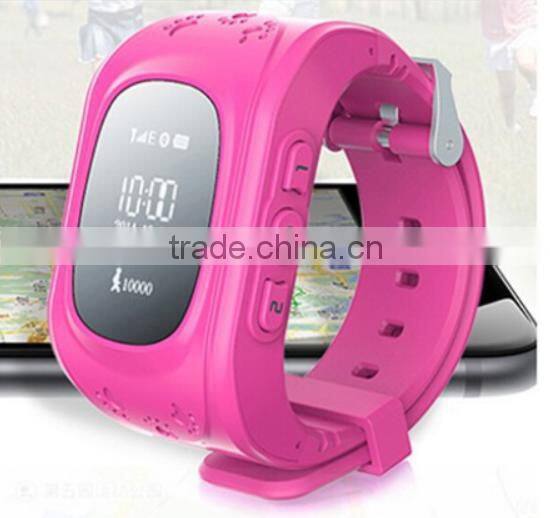 silicone kids smart watch gps tracker