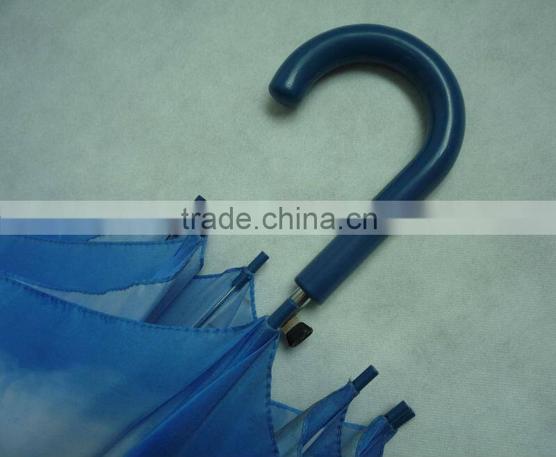 25"x8k hot sale auto open straight cloud umbrella