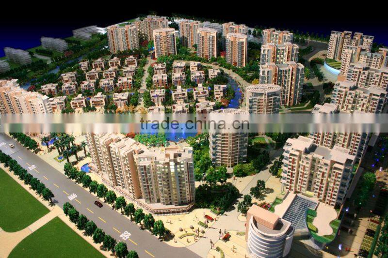 New product plastic miniature building scale model maker from China