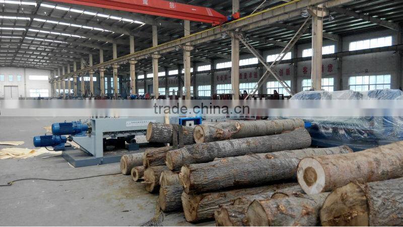 0.3mm face advanced wood log machine for plywood face veneer peeler/spindle log peeler