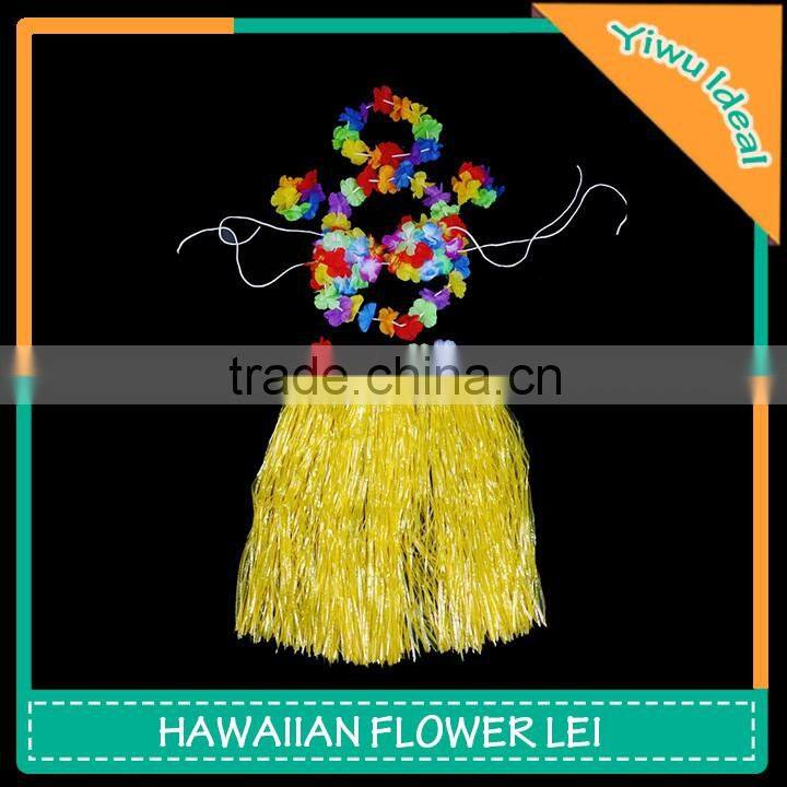 Rainbow Polyester Flower Garland Hawaiian Graduation Leis