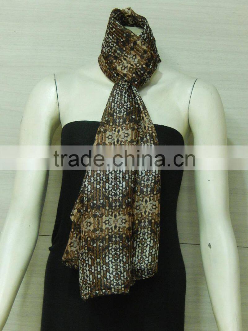 Printed silk scarves for women 2015