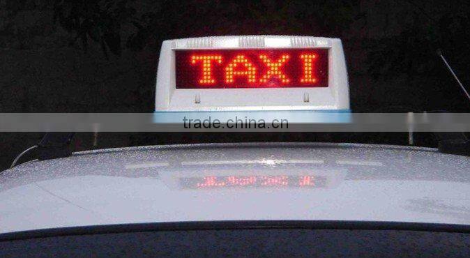 Taxi LED display