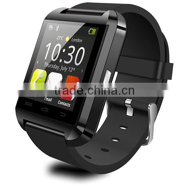 online shopping waterproof silicone charm u8 bluetooth smart wrist watch of bracelet mobile phone