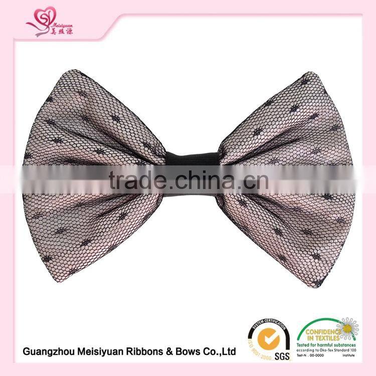 Check belt ribbon bow gift wrap organza bow christmas promotion bottleneck decoration