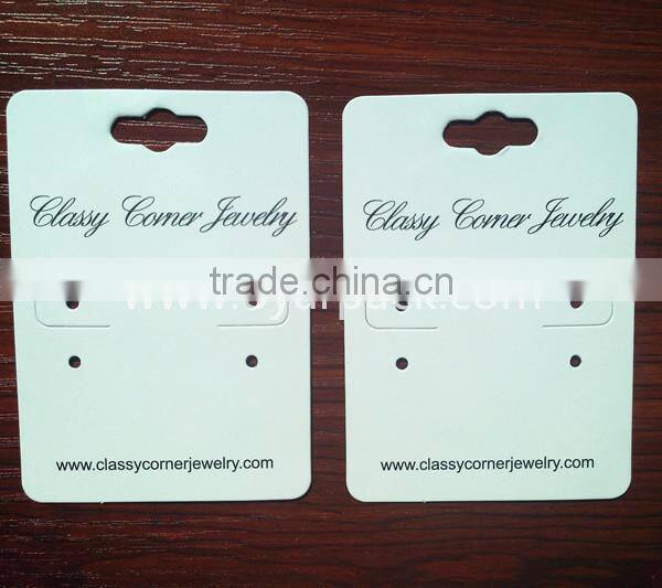 custom printed paper cardboard earring display cards