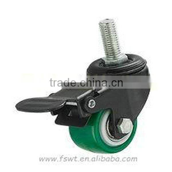 Medium Duty Polyurethane Small Computer Chair Wheels