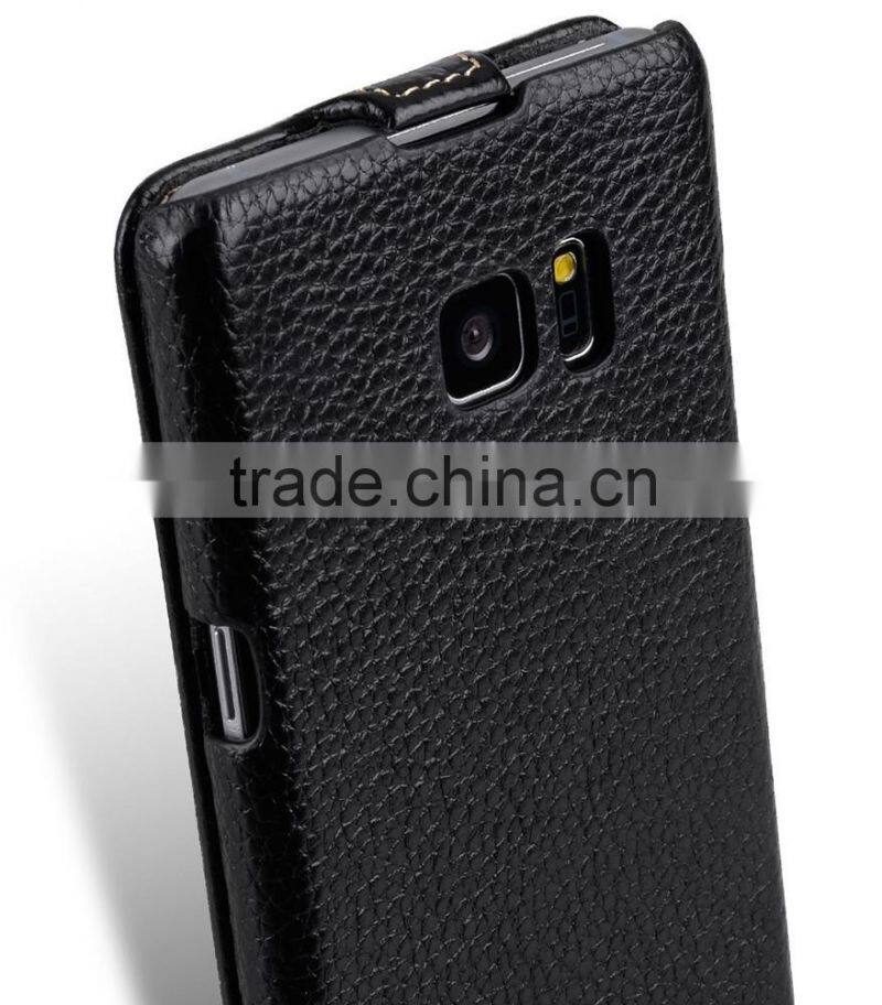 Premium Flip Cover Phone Leather Case for Samsung Galaxy Note 7