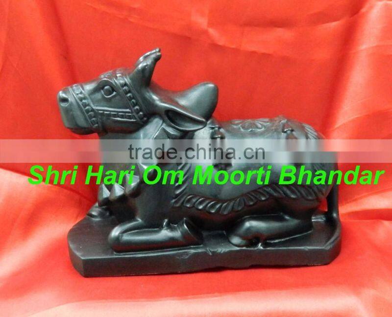Marble Nandi Statue