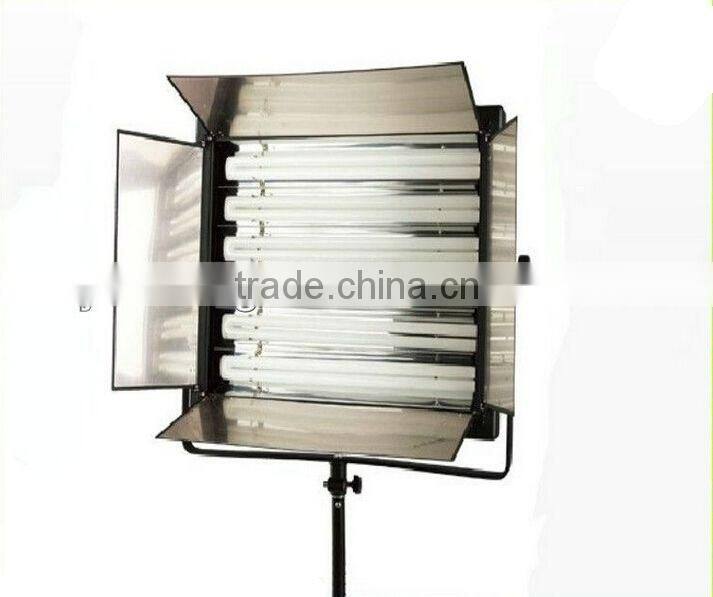 Fluorescent studio light for video with six tubes continuous light 55W