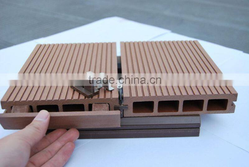 2015 Outdoor Composite Hollow WPC Flooring 150x25mm with CE