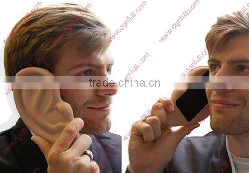 Big ears funny silicone waterproof case for iphone 4