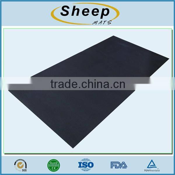 Custom black durable pvc foam floor protection fitness equipment mat